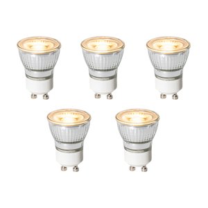 Sada 5 GU10 3-stupňových stmievateľných LED žiaroviek 35 mm 4W 220 lm 2700K