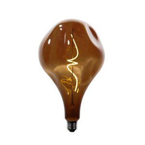 Sada 5 stmievateľných LED žiaroviek E27 PS160 hnedá 4W 120 lm 1800K