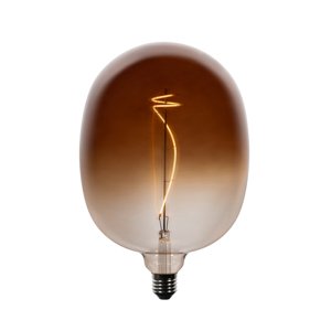 Sada 5 stmievateľných LED žiaroviek E27 G170 hnedá 4,9W 130 lm 1800K