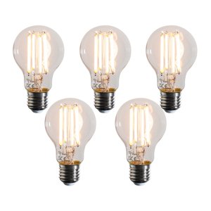 Set van 5 Smart E27 dimbaar in Kelvin LED lampen A60 helder 7W 806 lm 1800-3000K