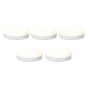 Sada 5 ks Inteligentné stmievateľné LED žiarovky GX53 Opal 9W 806lm 2700-6500K