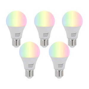 Sada 5 ks E27 Stmievateľné LED žiarovky A60 Opal 9W 806lm 2700-6500K