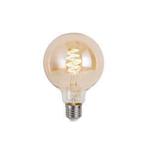 Inteligentná stmievateľná LED žiarovka E27 G95 Jantárová 4,9W 320lm 2500K