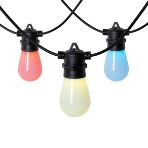 Smart pin kábel LED 15 metrov 15-svetlý opálový RGBW IP44 - Chill