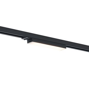 Moderné stropné svietidlo čierne pre koľajnicový systém 1-fázové 5W 400 lm 2700-4000K - Iconic Tsiri