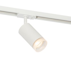 Moderný reflektor s bielym krúžkom pre 1-fázový koľajnicový systém GU10 50 mm - Iconic Jeana