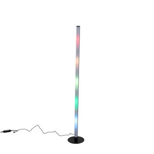 Stolná lampa Neon čierna vrátane stmievateľnej RGB LED - Tijs