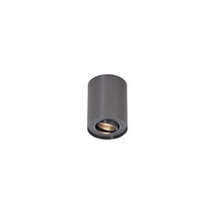 Moderné zapustené bodové svetlo tmavosivé GU10 50 mm výkyvné - Rondoo Up