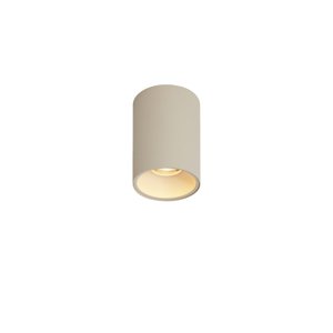 Moderné zapustené bodové svetlo béžové GU10 50 mm okrúhle - Deep