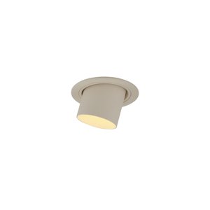 Moderné zabudované bodové svetlo béžové GU10 50 mm okrúhle výkyvné - Installa