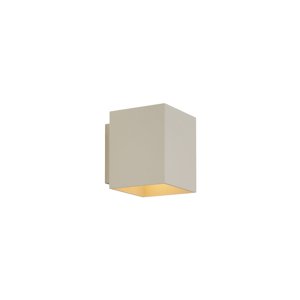 Moderná nástenná lampa béžová G9 štvorcová - Sola