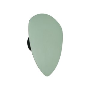 Dizajnová nástenná lampa zelená organická 32 cm 2-svetlá - Pulley