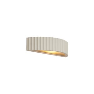 Scandinavische wandlamp beige organisch - Plaster