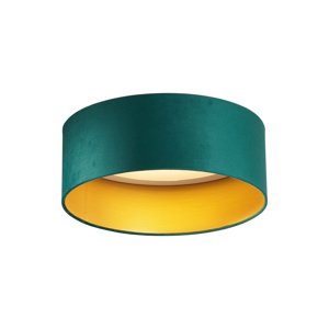 Moderné stropné svietidlo zelený zamat 40cm vrátane LED 3-krokového stmievania - Sue