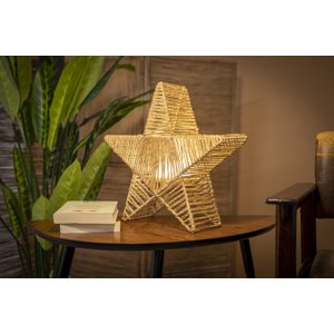 Stojacia lampa hnedá 40 cm vrátane nabíjateľnej LED IP54 - Sisine