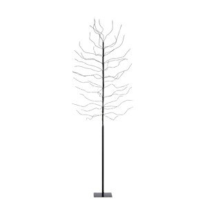 Vloerlamp zwart boom 200cm incl. LED IP44 - Vixen