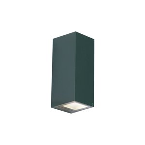 Moderné nástenné svietidlo tmavozelené 2-svetlá GU10 70mm IP54 - Baleno
