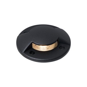 Moderne grondspot zwart GU10 50mm 2-lichts effect IP65/IP67 - Cellar