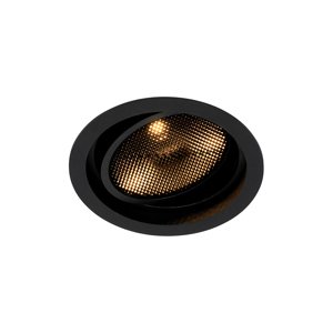 Inteligentné zapustené bodové svietidlo čierne nastaviteľné vrátane Wifi GU10 111mm - Coop 111 Honey