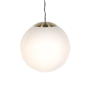 Inteligentné škandinávske závesné svietidlo opálové sklo 50 cm vrátane Wifi A60 - Ball 50