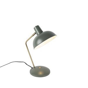 Smart tafellamp groen met brons incl. Wifi P45 - Milou